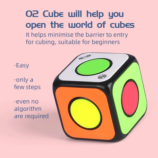 QiYi O2 Cube Standard 1x1 Magic Cubes Puzzle Spinner Magico Cubos Speedcube Educational Toy for Children Kids Gift Toy