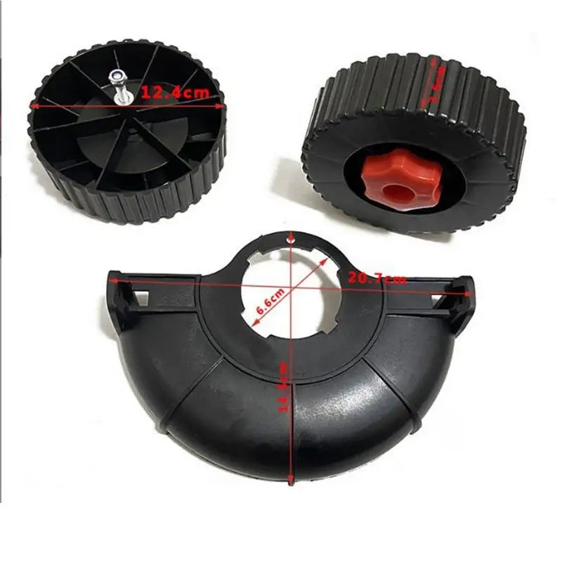 Mower Support Wheels Adjustable Cordless Trimmer Auxiliary Wheels Garden Lawn Mower Cutter Replacement For Plants