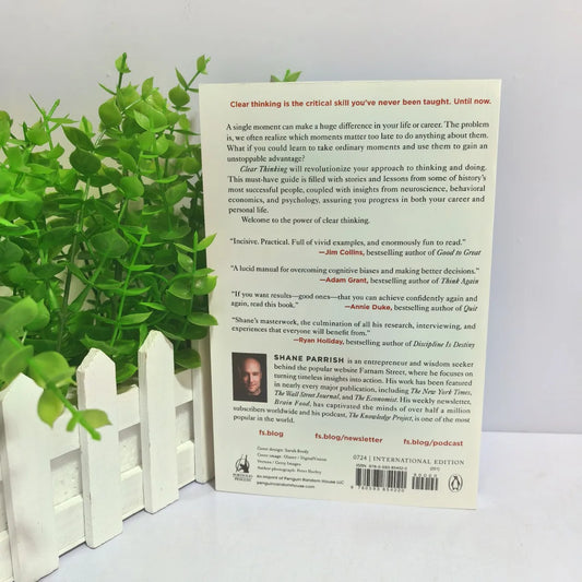 Clear Thinking Turning Ordinary Moments Into Extraordinary Results Paperback Book English