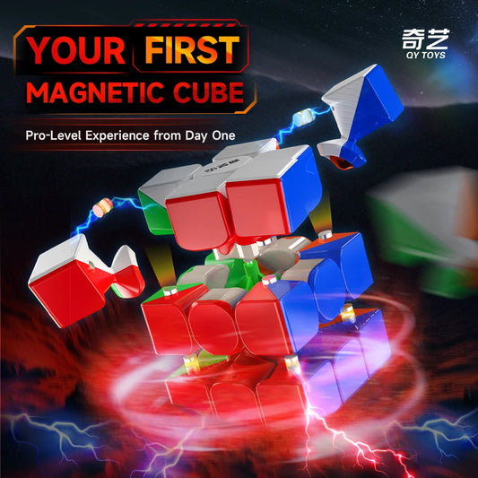 QiYi Warrior Magic Cube 3x3 Magnetic UV Educational Puzzle Magic Cube Toys For Children Kids Gift Toy Cubo Magico