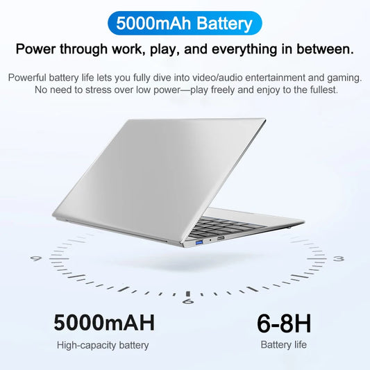 LENO HOT Ultra Slim 14.1" Laptop 32GB 2TB Windows 11 Intel Core i7 8650U Gaming Computer PC Gamer office Notebook 1920*1080 HD