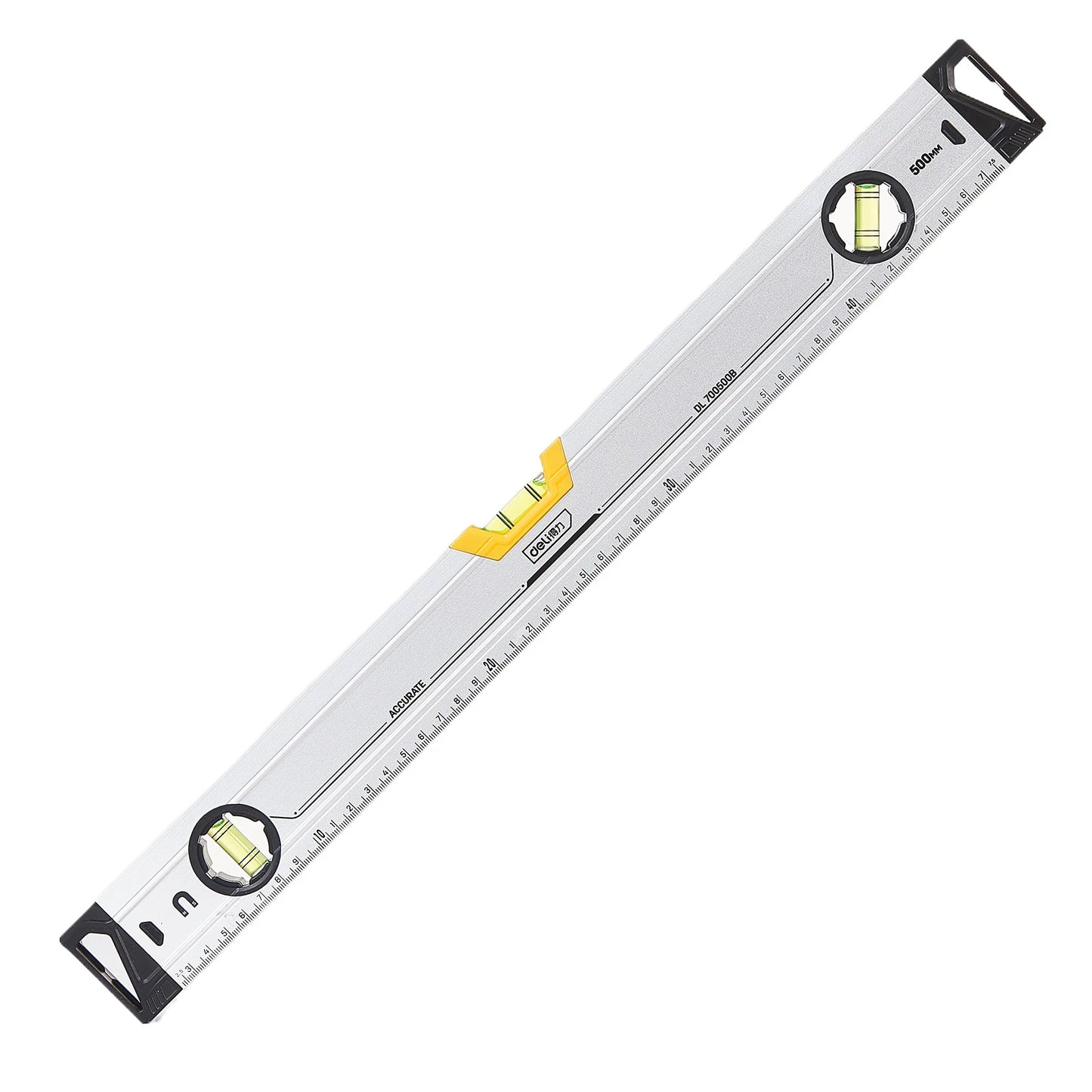 300/400/500mm Spirit Level Magnetic Torpedo Level Tool with 3 Vials Aluminum Shockproof Bubbles Level Measuring Instruments