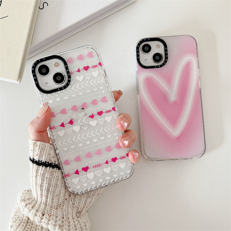 New Simple Graffiti Love Phone Case Shockproof