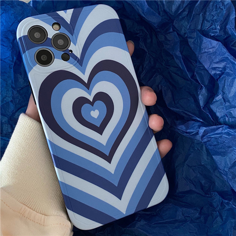 Klein Blue Love Photo Frame Phone Case