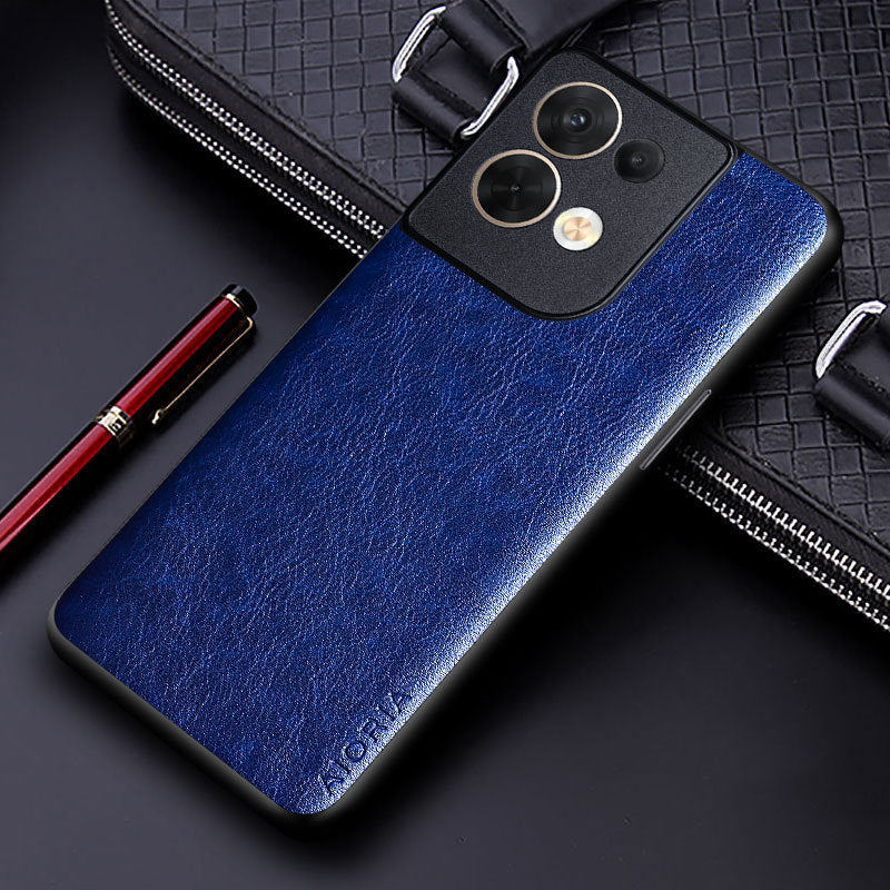 Simple Leather Print Mobile Phone Case