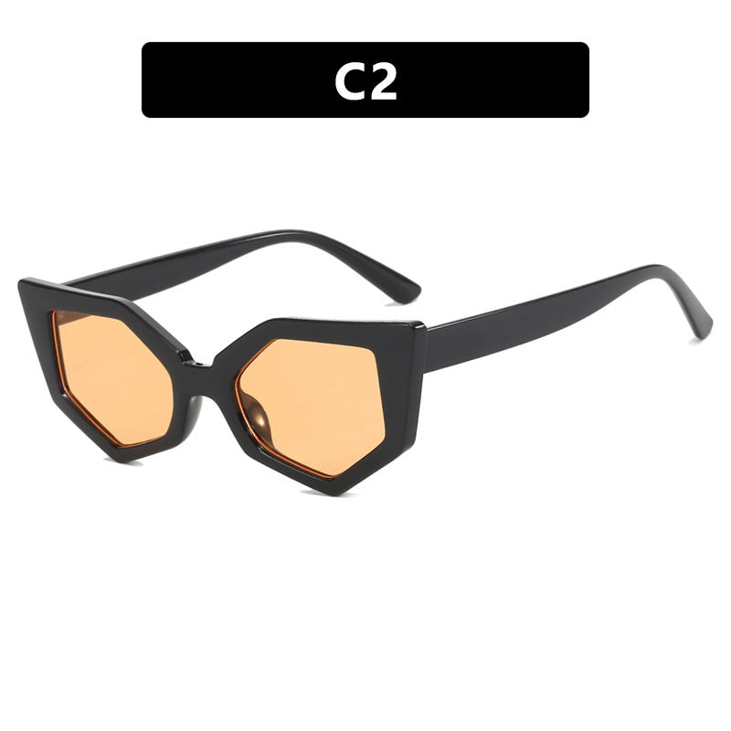Fashion Polygon Hip Hop Irregular Sunglasses