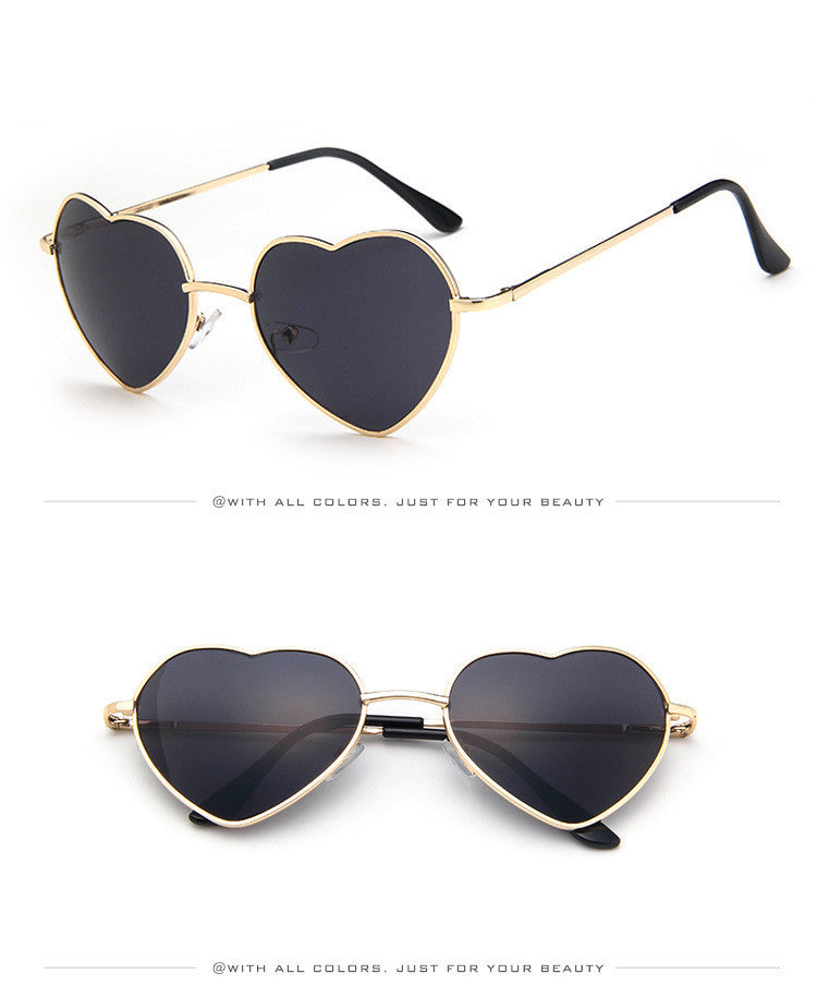 New Style Peach Heart Sunglasses Fashion Sunglasses