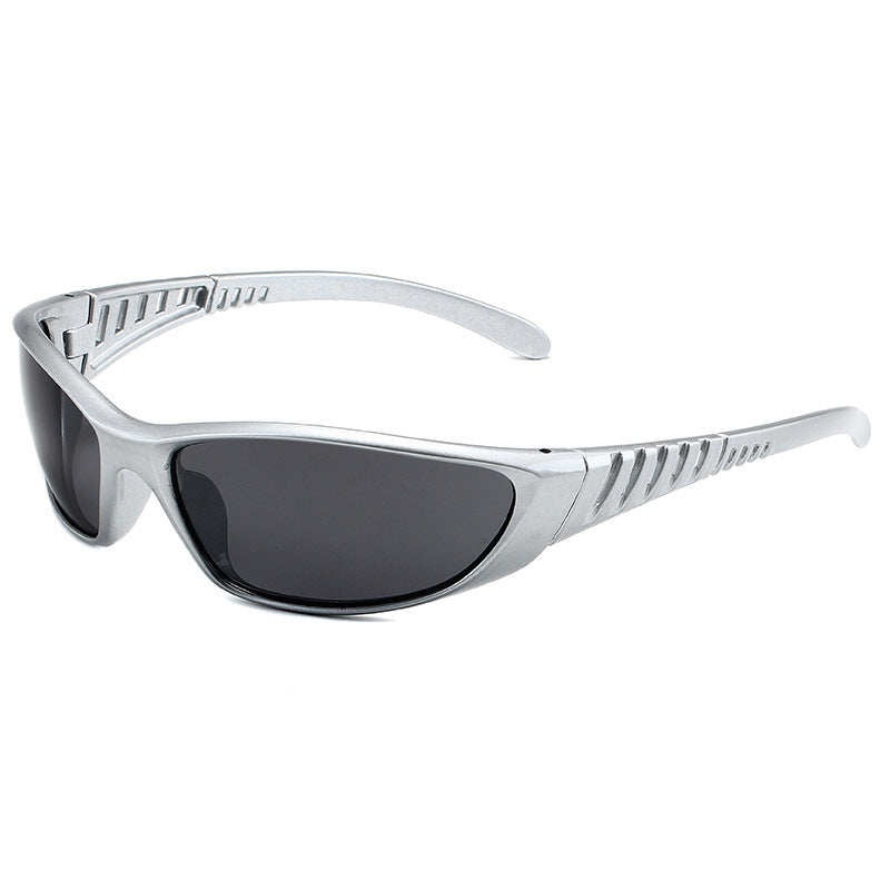 Women's Creative Multi-color Hollow-out Future Technology Sunglasses