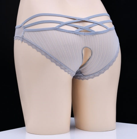 Lace Low Waist Light Perspective Men's And Women's Shorts