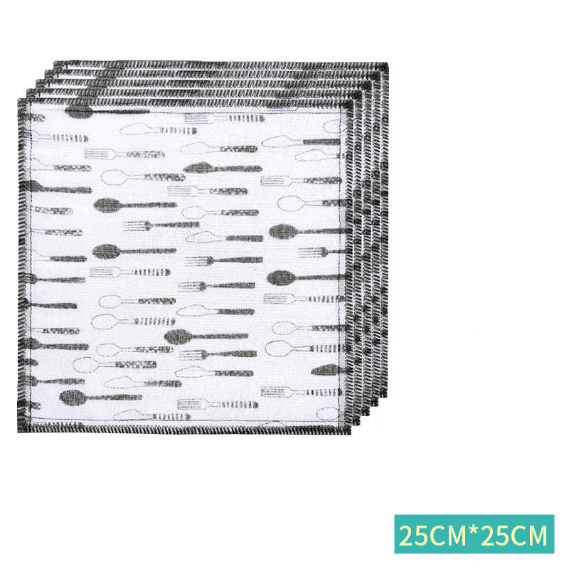 Dish Cloth Kitchen Housework Cleaning Supplies Water Absorbing