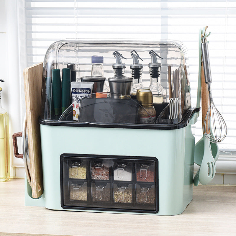 Kitchen Storage Rack Seasoning Supplies Storage Box