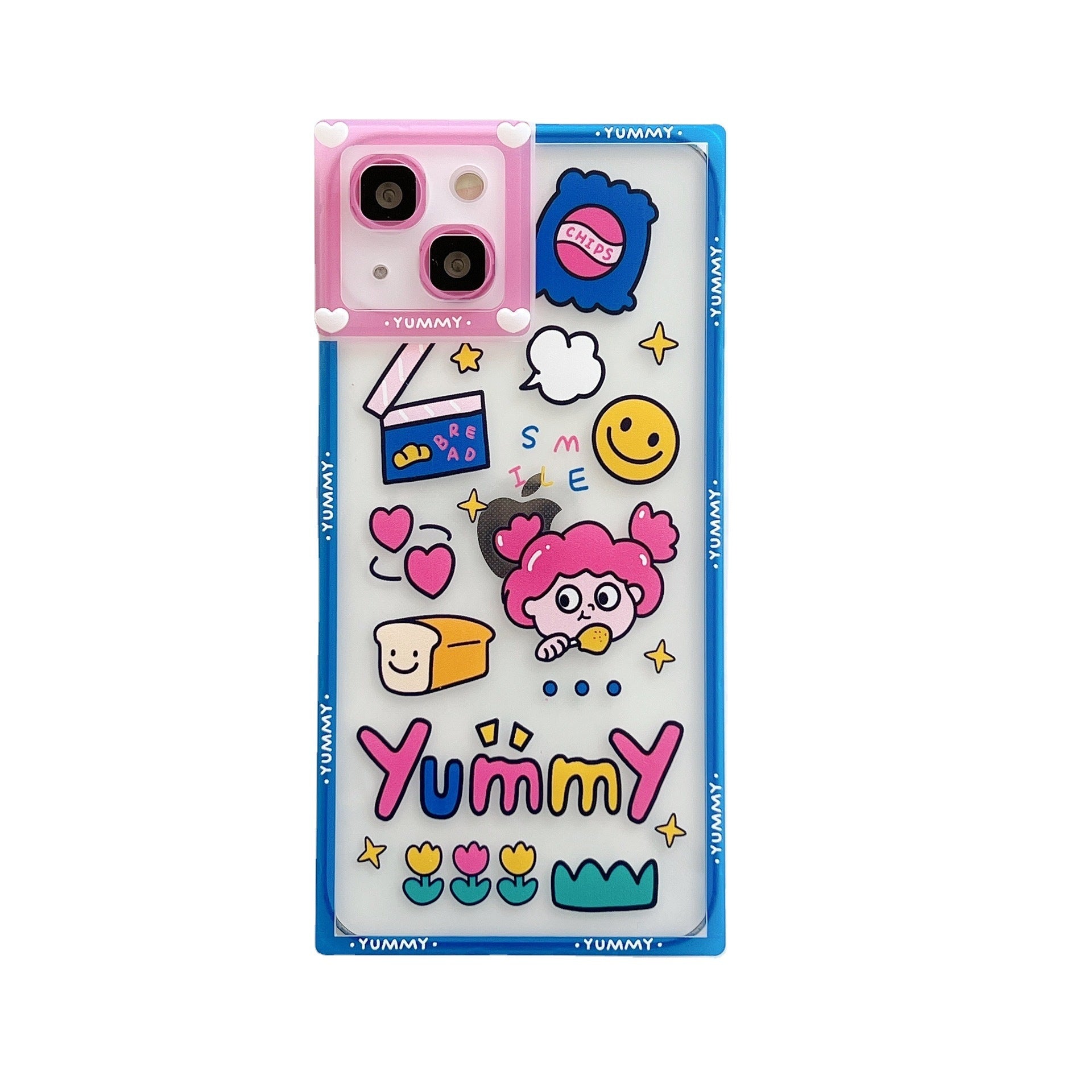 Cartoon Graffiti Little Girl Is Suitable For IPhone12 Mobile Phone Case