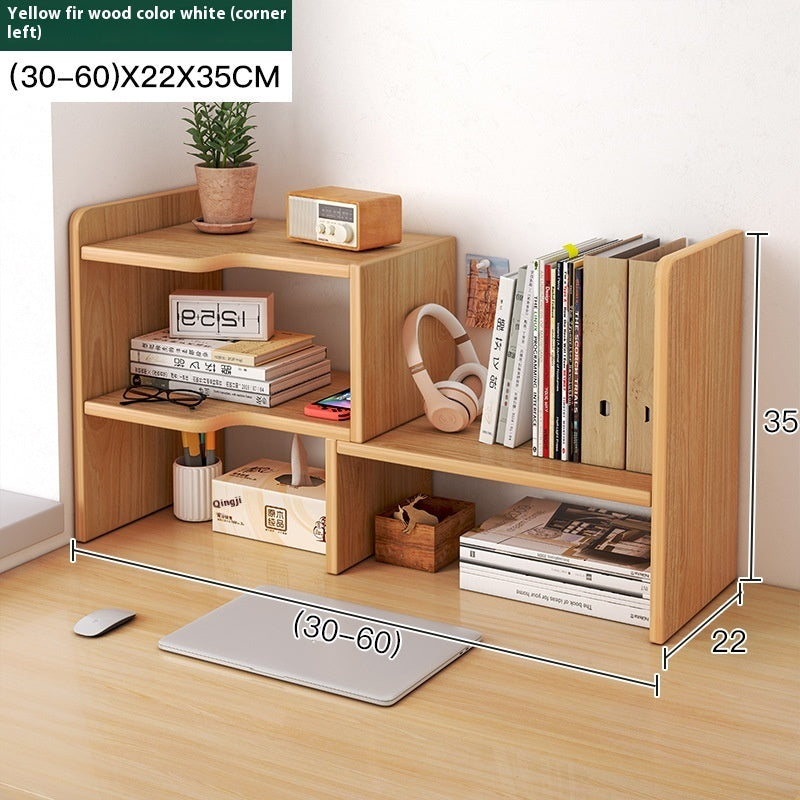 Desktop Bookshelf Storage Rack Desk Storage