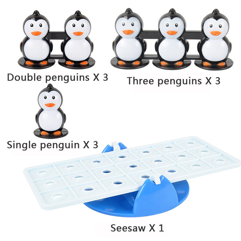 Balance penguin seesaw toy