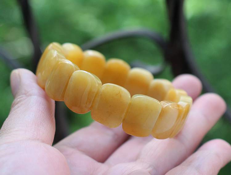 Bracelet Mens And Womens Jewelry Yellow Dragon Jade Bracelet Jade
