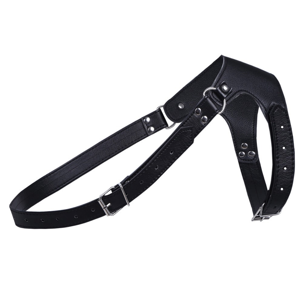 The Mercury Faux Leather One-shoulder Harness