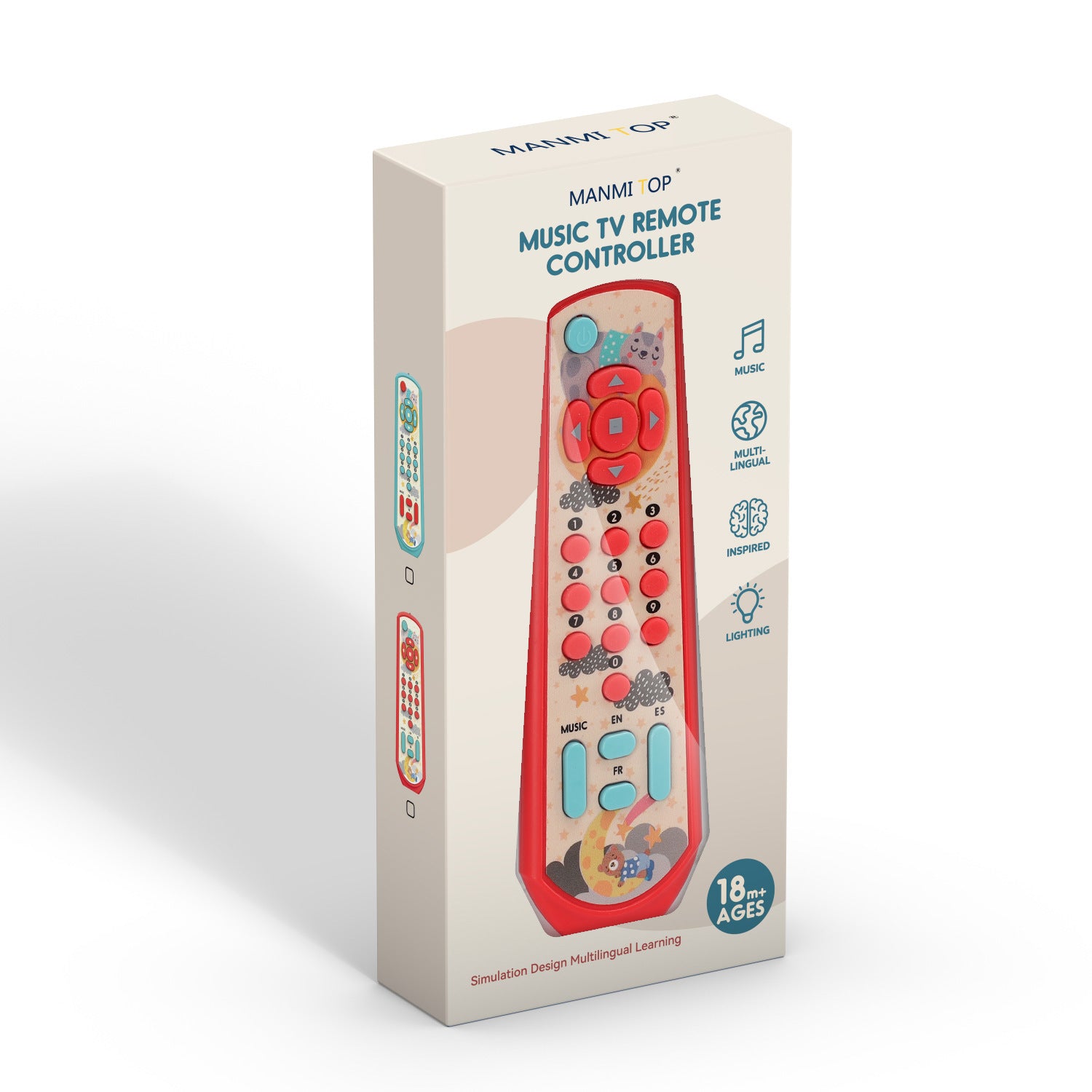 Simulation TV Remote Control Early Learning Machine Educational Toys