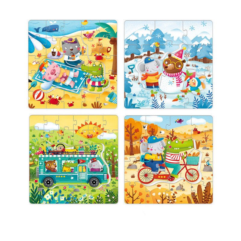 Milu children's toy puzzle