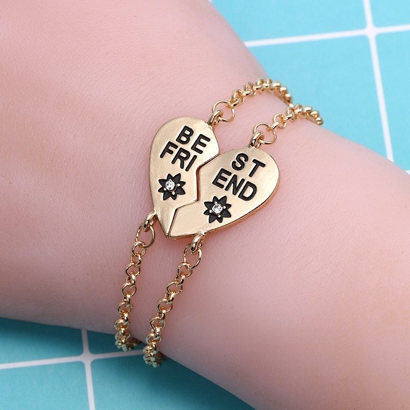 English Letters Best   Jewelry Good  Bracelet Women