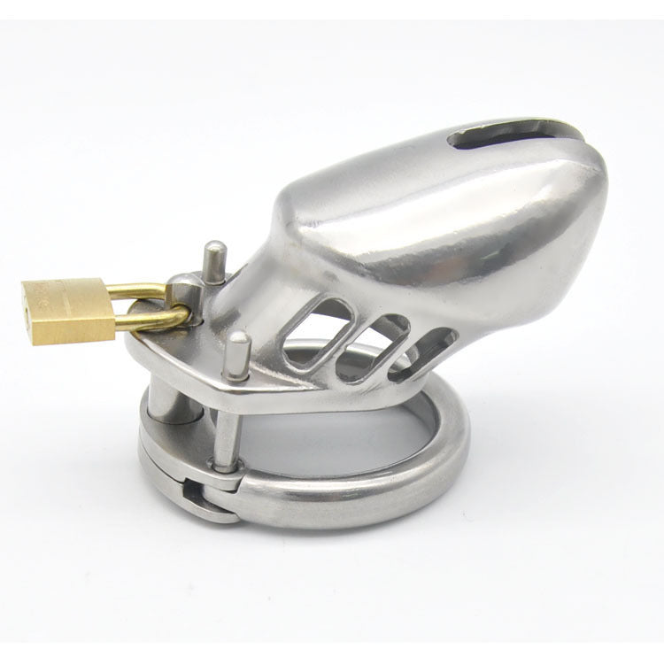 Stainless Steel Short Men's Chastity Lock Chastity Belt Chastity Lock Export Version