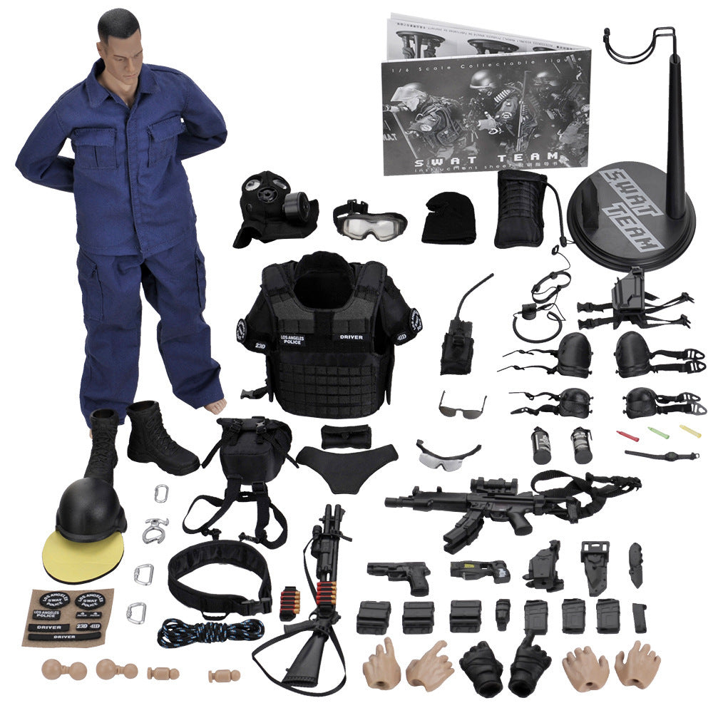 Attack toy soldier model