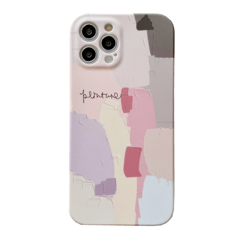 New Morandi Color Matching Frosted Mobile Phone Case