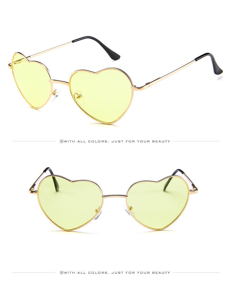 New Style Peach Heart Sunglasses Fashion Sunglasses