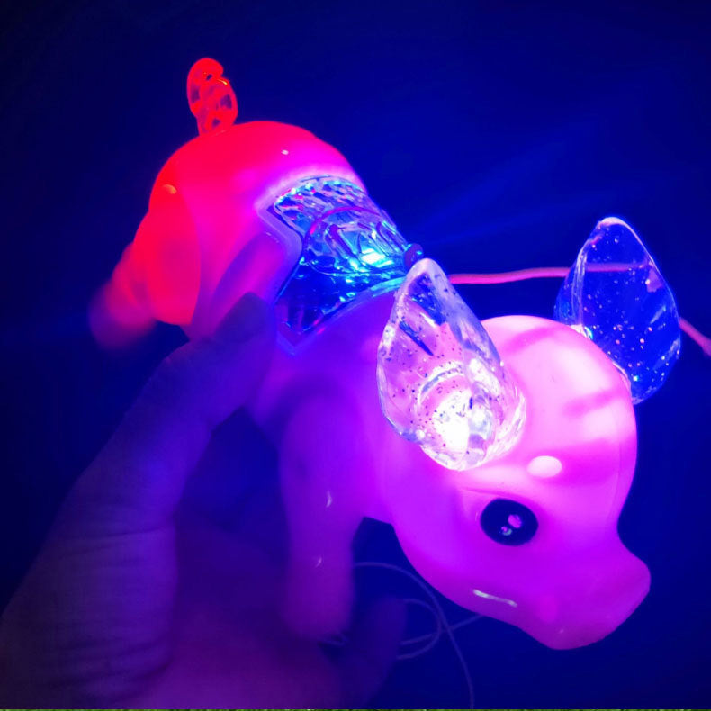 Glowing toy pig