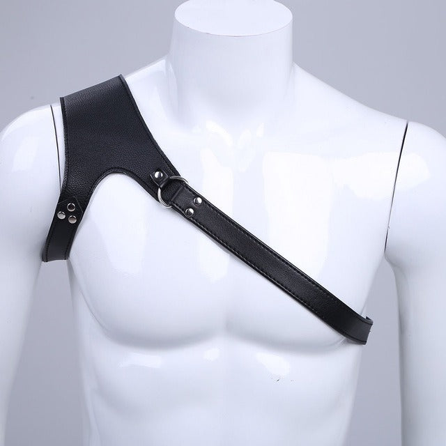The Mercury Faux Leather One-shoulder Harness