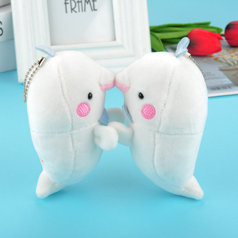 Size 12CM Approx. Ocean Animal Plush Toy , Mini Key chain Gift Toys Dolls