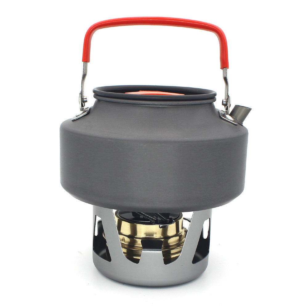 Portable Windproof Mini Hot Pot Cookware Liquid Alcohol Tea Stove