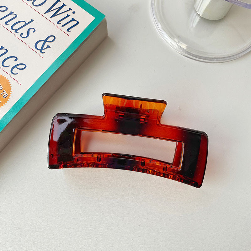 Square Hollow Clip Female Hair Accessories Hair Clip