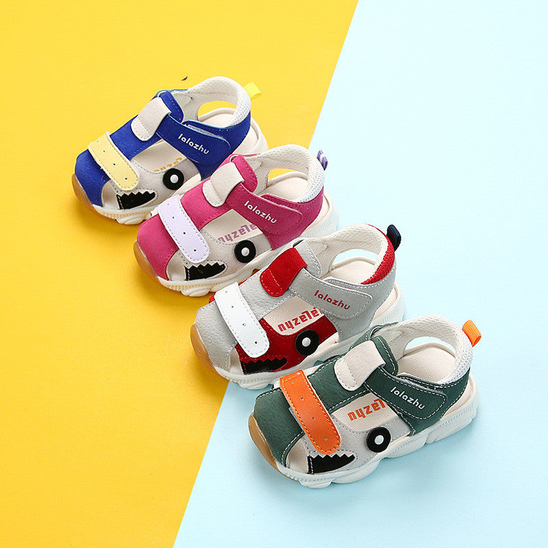 Lala Pig Summer Baby Soft-Soled Toddler Shoes For Boys And Children Baby Functional Shoes