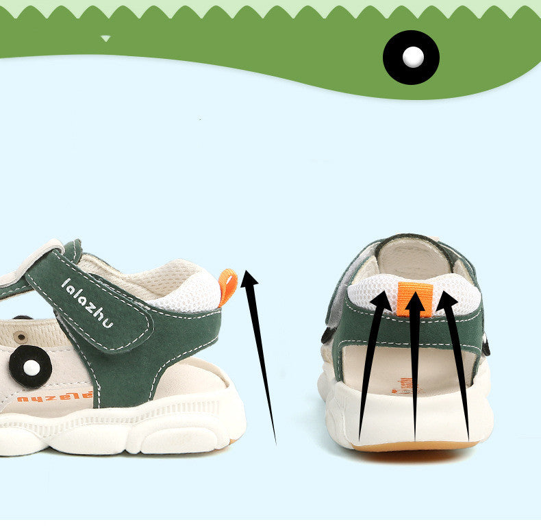 Lala Pig Summer Baby Soft-Soled Toddler Shoes For Boys And Children Baby Functional Shoes