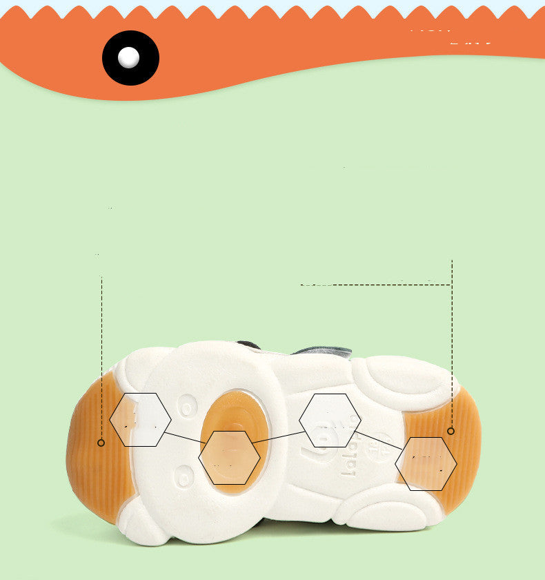 Lala Pig Summer Baby Soft-Soled Toddler Shoes For Boys And Children Baby Functional Shoes