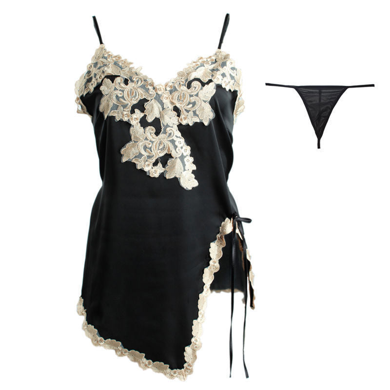 Pajamas Free Night Skirt Suit Small Chest Show