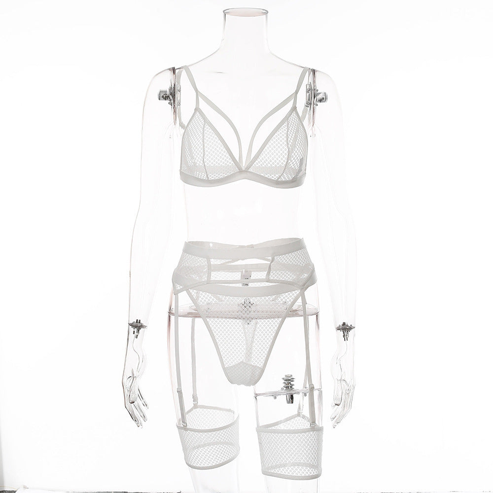 Garter Strap See-Through Underwear Set Fun Set