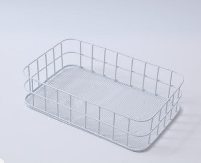 Creative Wrought Iron Ornaments Storage Basket Storage Basket Household Cleaning Debris Cosmetic Storage Basket