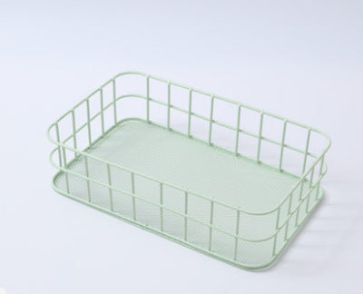 Creative Wrought Iron Ornaments Storage Basket Storage Basket Household Cleaning Debris Cosmetic Storage Basket