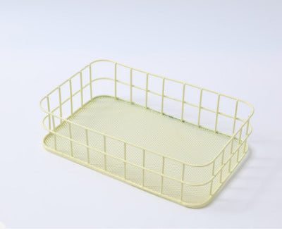 Creative Wrought Iron Ornaments Storage Basket Storage Basket Household Cleaning Debris Cosmetic Storage Basket