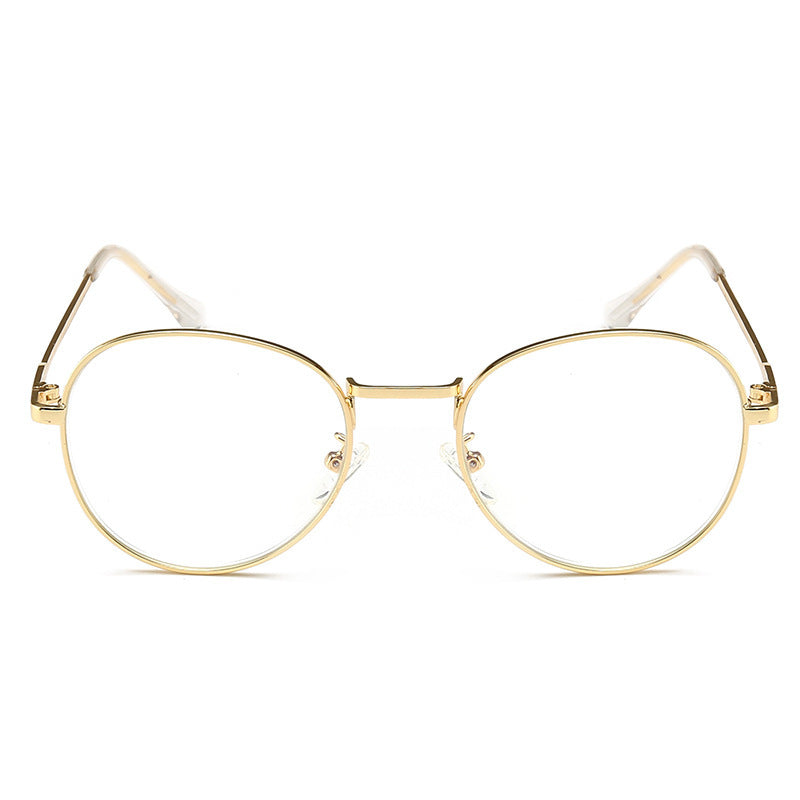 New Glasses Bauhinia Metal Women's Fashion Young State Blue Light Proof Presbyopic Glasses