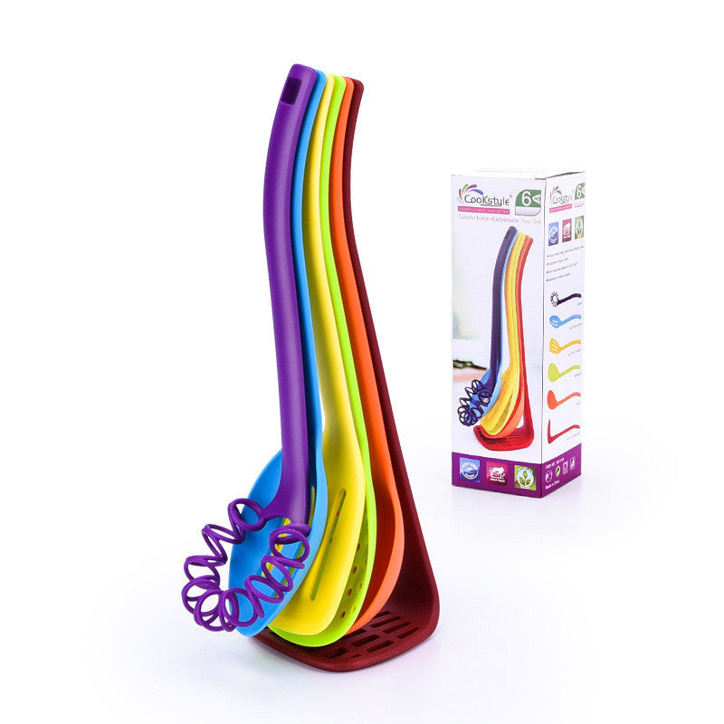 SIX piece Non Stick Nylon Cookware Set