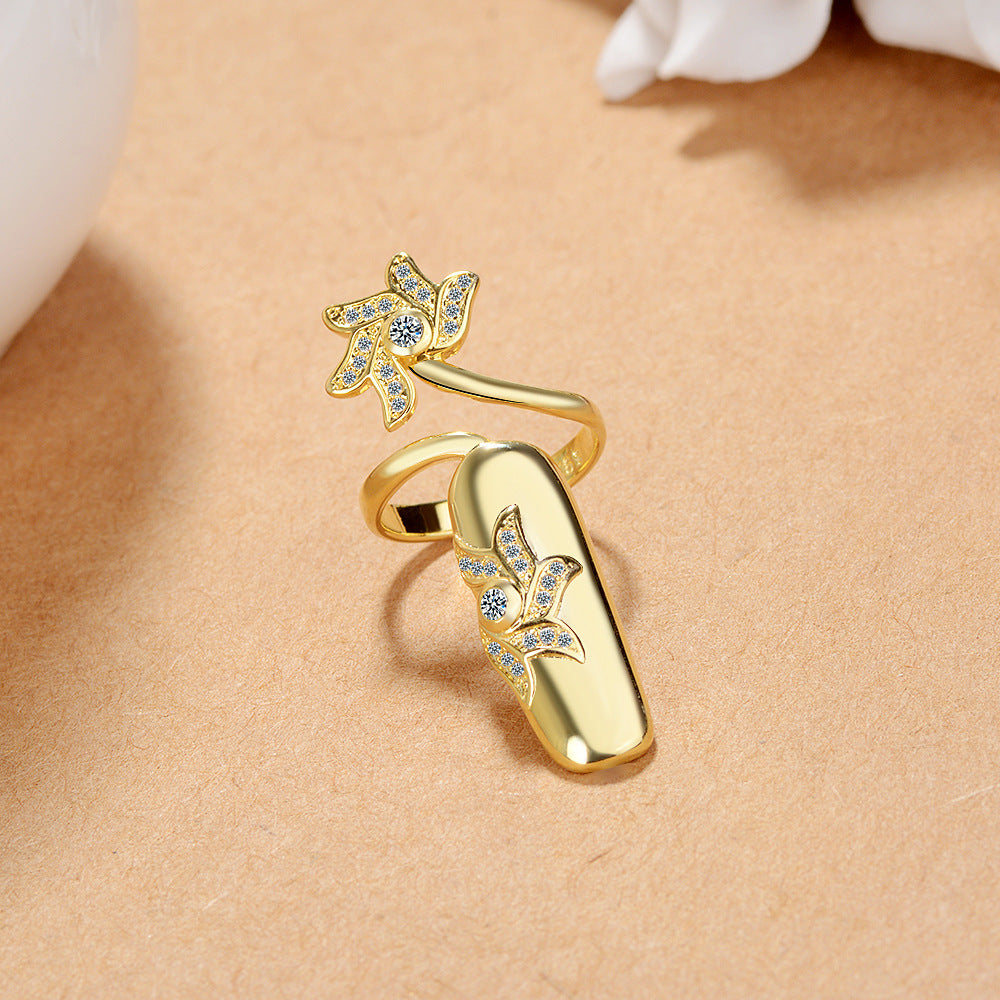 All-match Diamond-studded Nail Set Jewelry