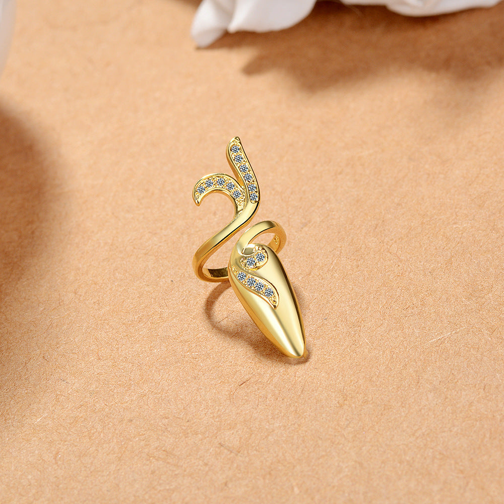 All-match Diamond-studded Nail Set Jewelry