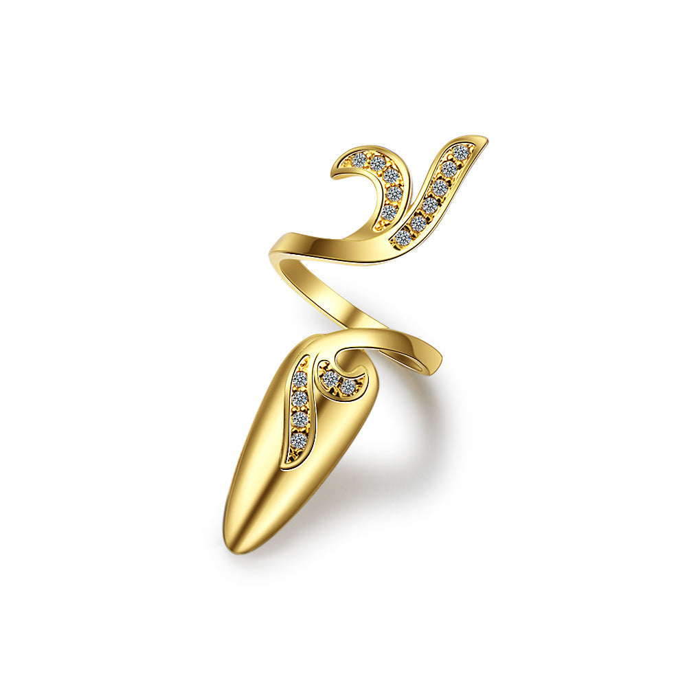 All-match Diamond-studded Nail Set Jewelry