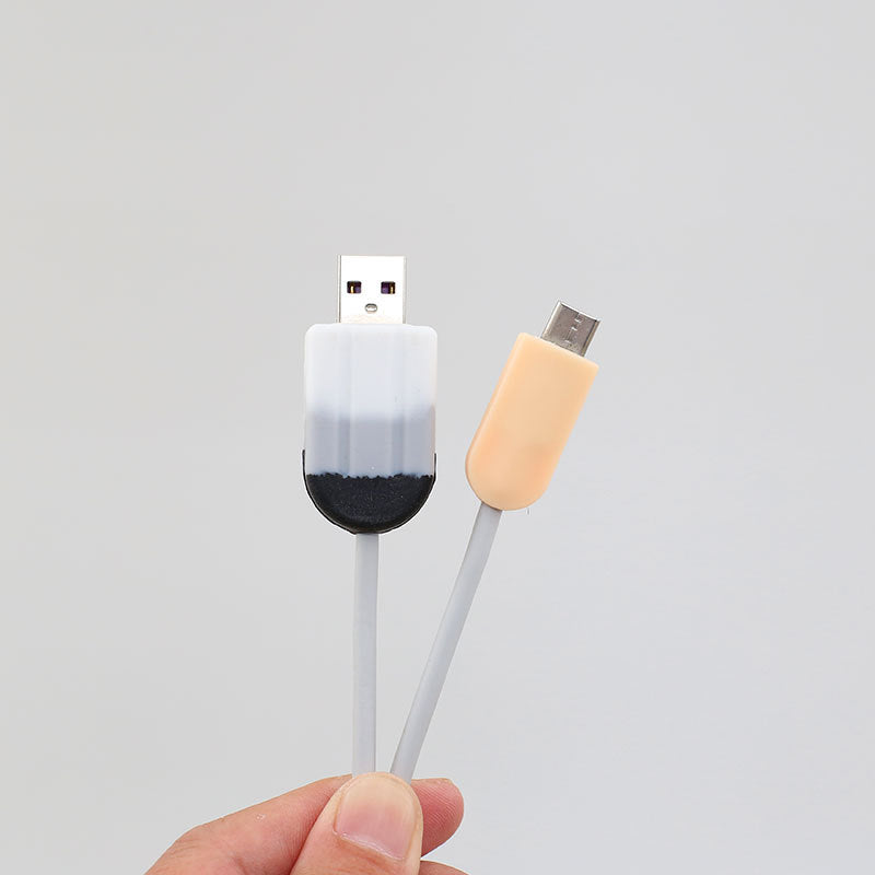 Ice Cream Mobile Phone Data Cable Protective Cover