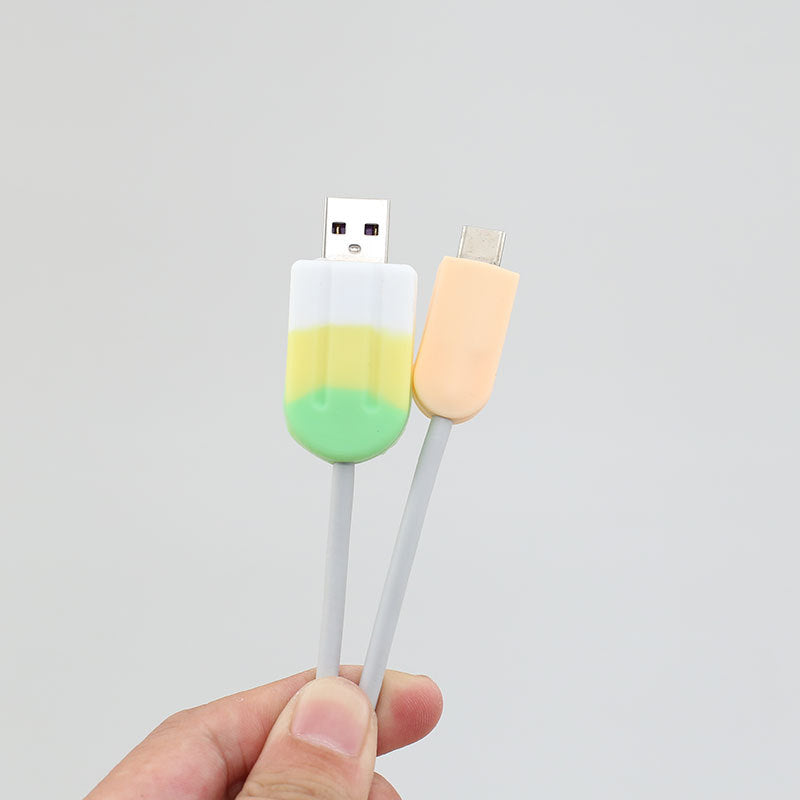 Ice Cream Mobile Phone Data Cable Protective Cover