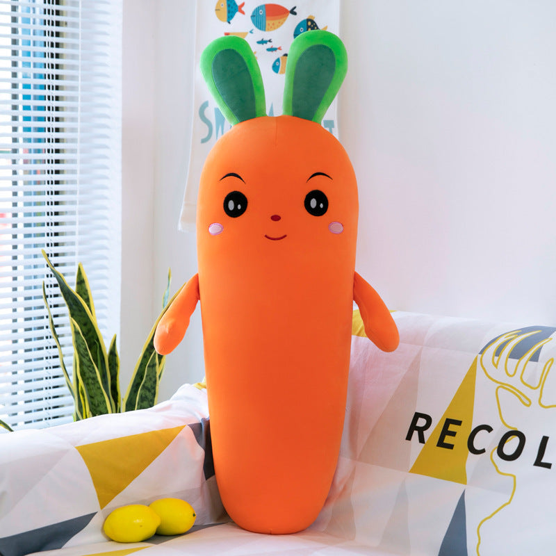 Cartoon Plant Smile Carrot Plush Toy Simulation Vegetable Carrot Pillow Dolls Stuffed Soft Toys For