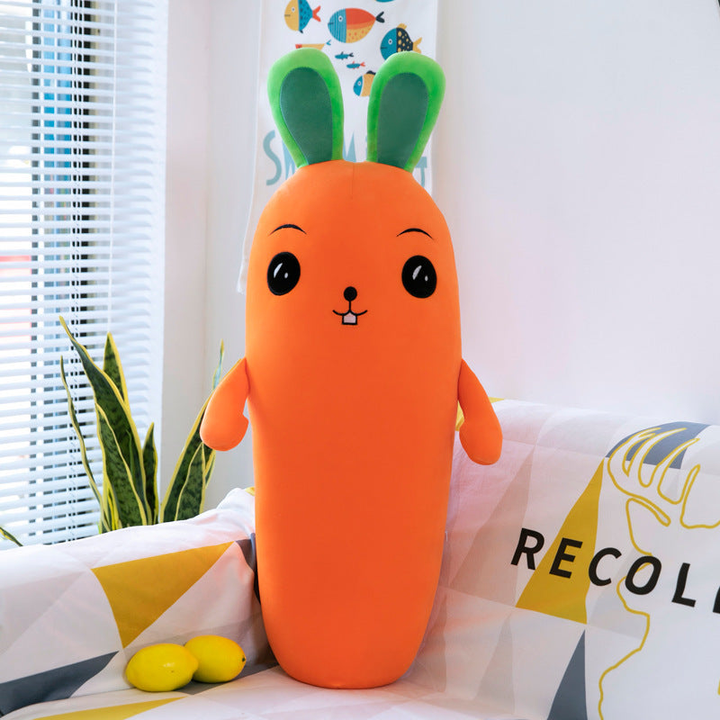 Cartoon Plant Smile Carrot Plush Toy Simulation Vegetable Carrot Pillow Dolls Stuffed Soft Toys For
