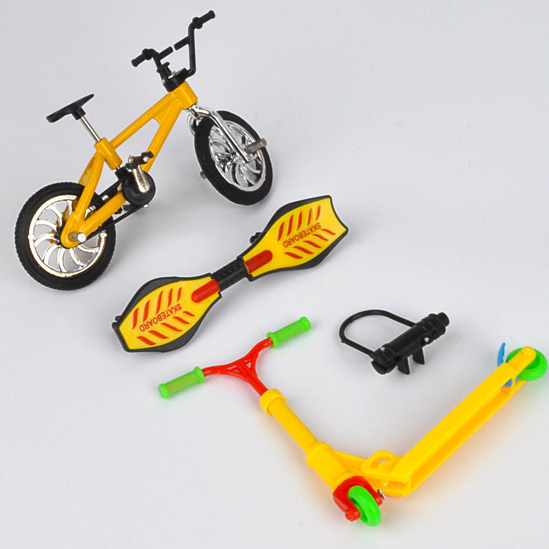 Educational Toy Finger Bicycle Finger Skateboard Toy Set
